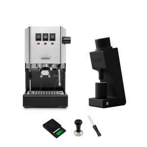 Pachet Barista Gaggia Classic E 24 INOX + Rasnita Varia VS3 + Accesorii