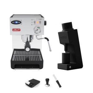 Pachet Barista:Espressor Lelit PL41TEM + Rasnita Varia VS3 + Accesorii Barista